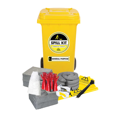 Spill Kit (General Purpose) - 240 Litres (Wheelie Bin Type)