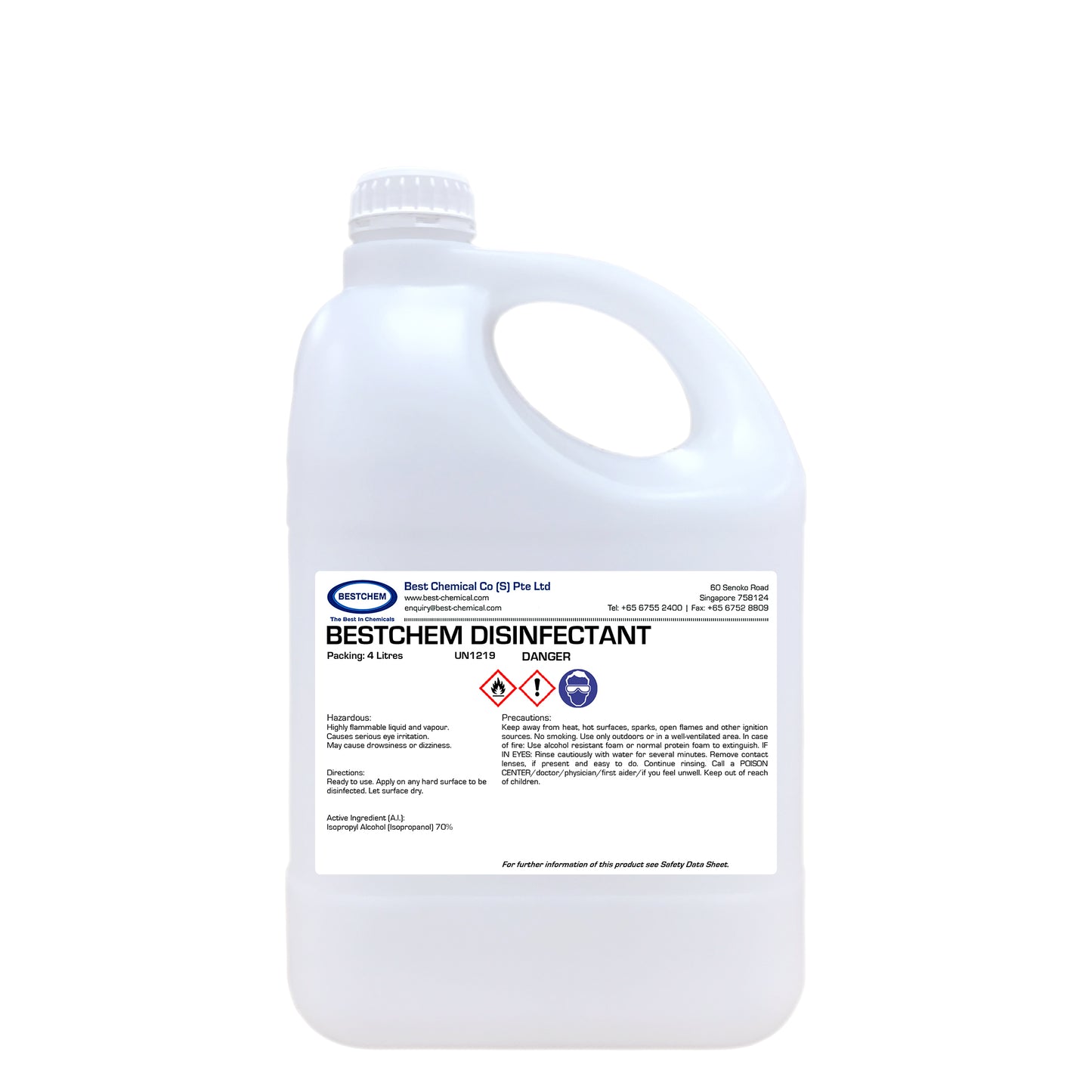 BestChem Disinfectant (Isopropyl Alcohol)