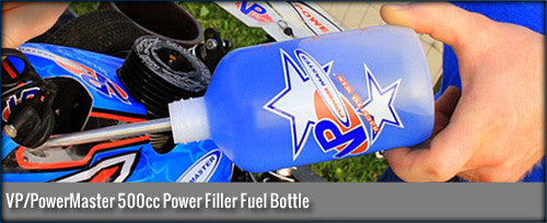 Filling 500cc Power Filler fuel